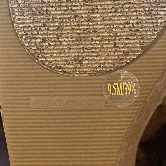 Lucky Brand Miller Wedge Studded Sandal-Brown-Women’s Size 9.5 - Picture 13 of 13